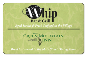 Whip Bar and Grill on a tan background